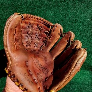 Nesco BR-18 Pro-Player Youth 9" Leather Baseball Glove Deep Pocket RH Thrower